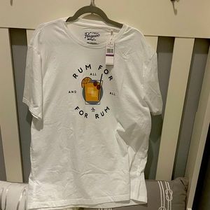 NWT men's Penguin Tshirt size xxl. All for Rum and rum for all!